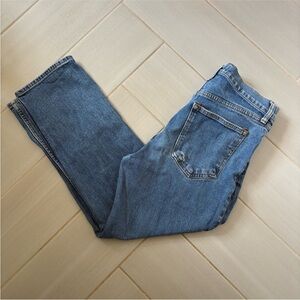 Abercrombie & Fitch Women’s Ankle Straight Ultra High Rise Blue Jeans